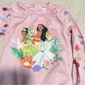 Disney Princess Pink Kids Swim One Piece